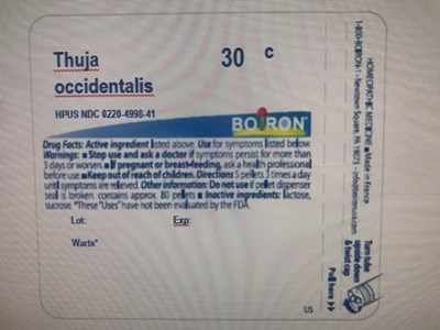 Tube (Thuja 30c)